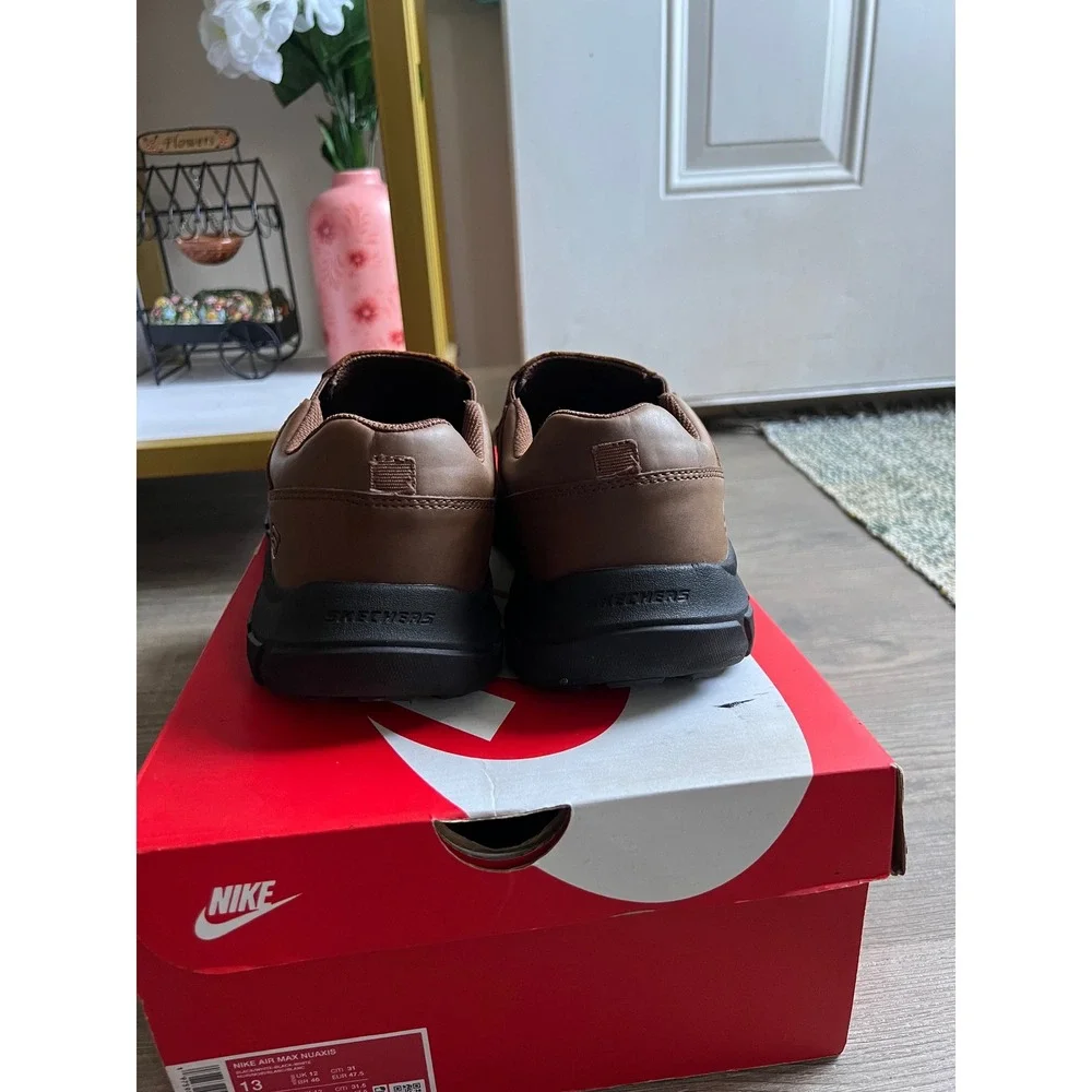 Skechers Men's Zenfield Fredrick Loafers Dark Brown 205312 Size 10